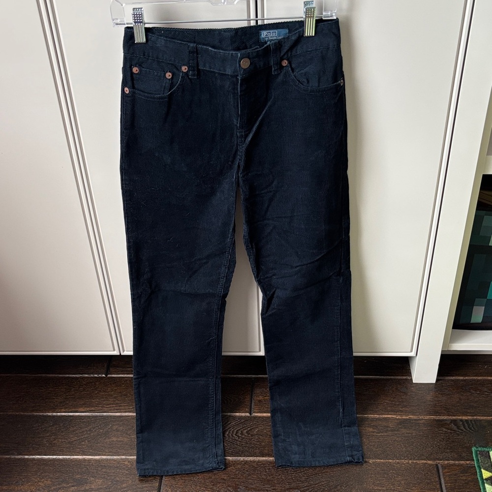 Polo Ralph Lauren Boys Navy Corduroy Pants size 14